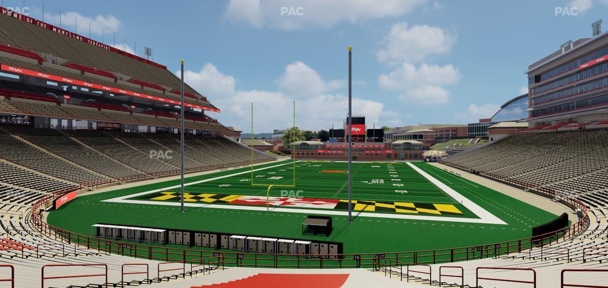 SECU Stadium - Section 16 Seat View
