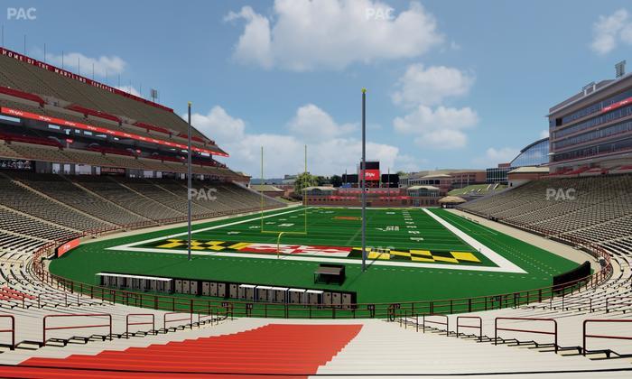 SECU Stadium - Section 16 Seat View