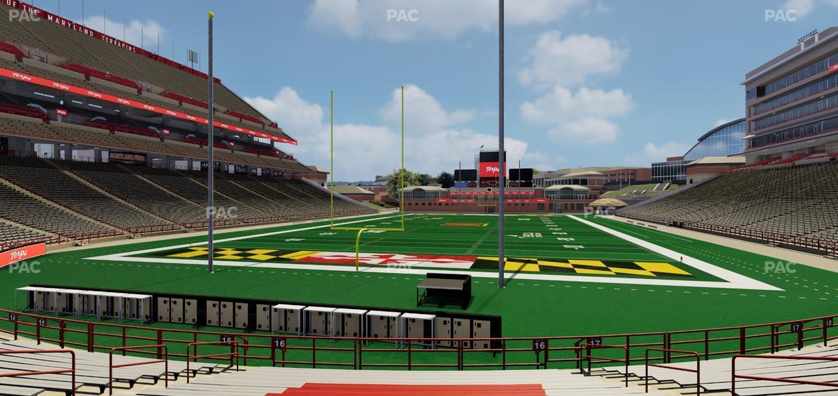 SECU Stadium - Section 16 Seat View