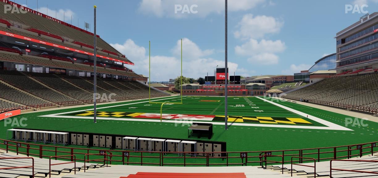 SECU Stadium - Section 16 Seat View