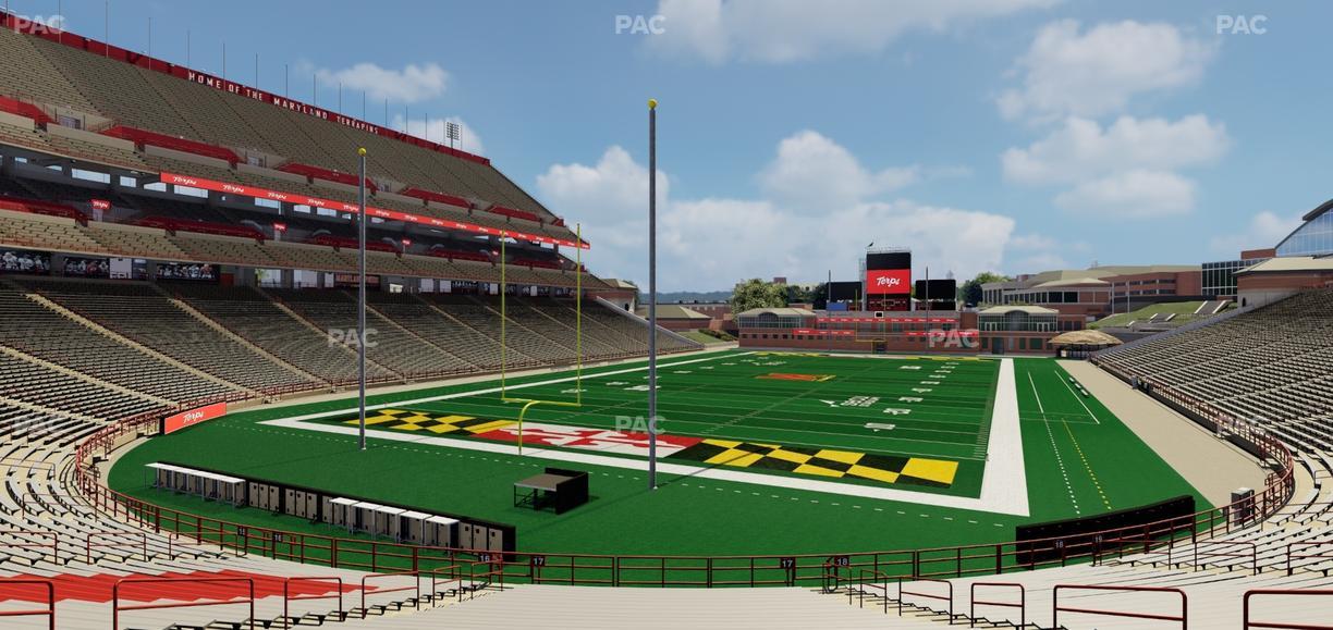 SECU Stadium - Section 17 Seat View