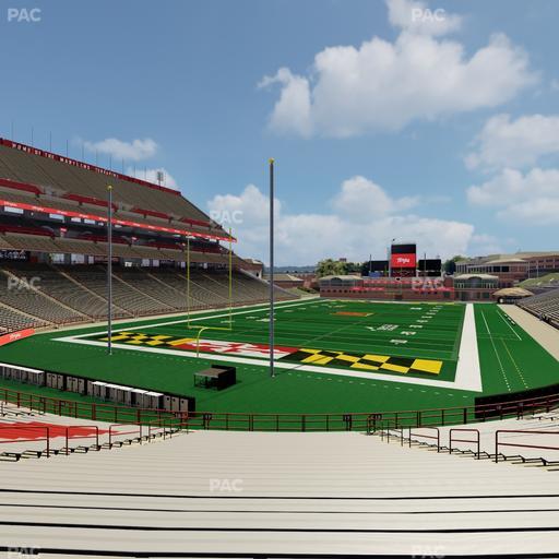 SECU Stadium - Section 17 Seat View