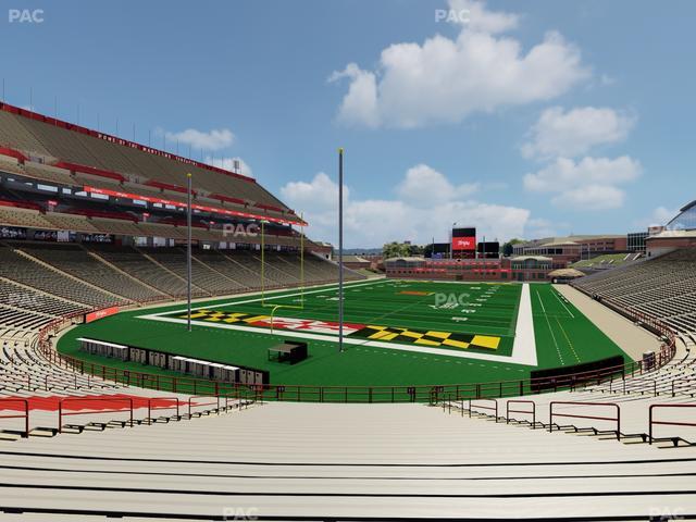 SECU Stadium - Section 17 Seat View