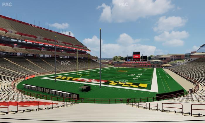 SECU Stadium - Section 17 Seat View