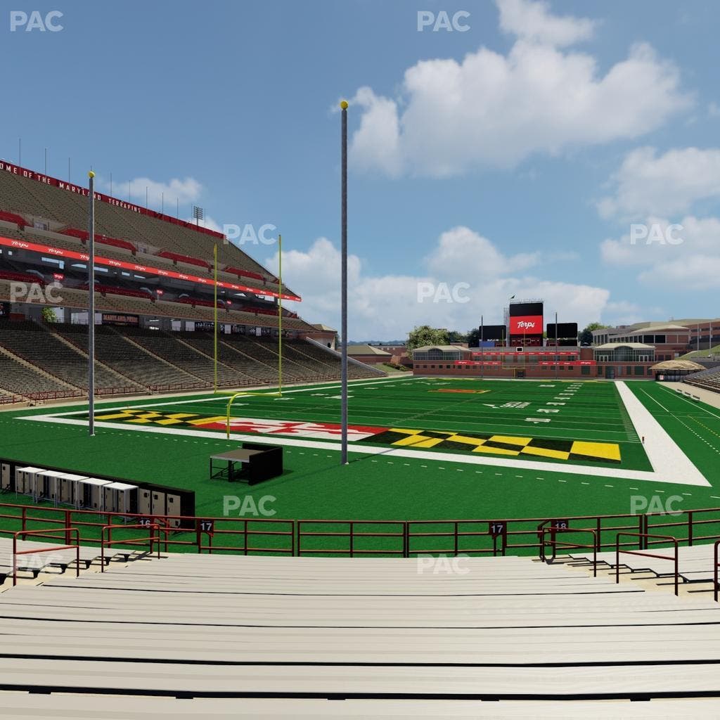 SECU Stadium - Section 17 Seat View