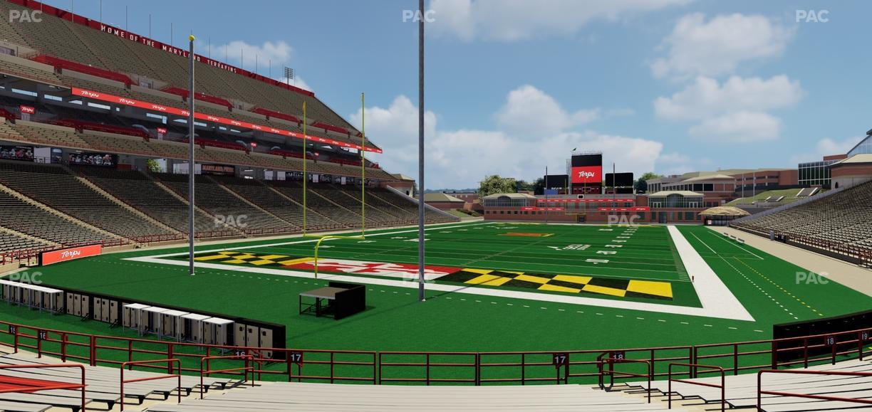 SECU Stadium - Section 17 Seat View