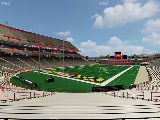 SECU Stadium - Section 18 Seat View