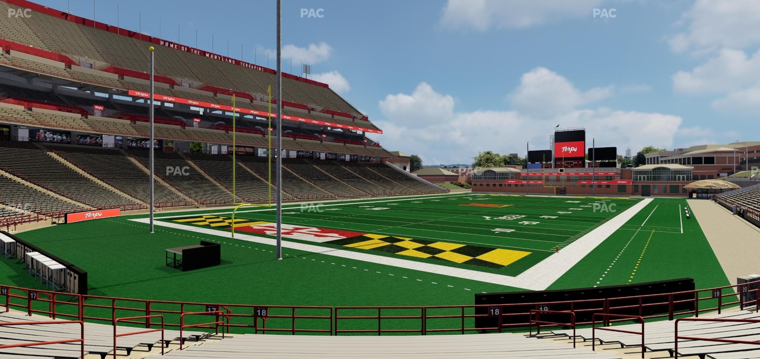 SECU Stadium - Section 18 Seat View