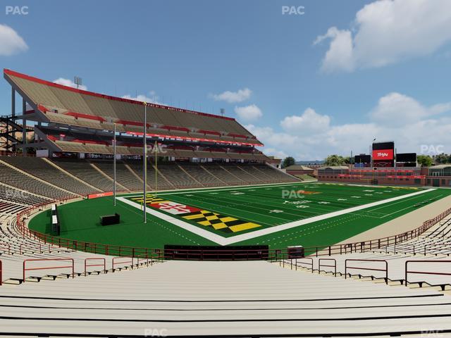 SECU Stadium - Section 19 Seat View