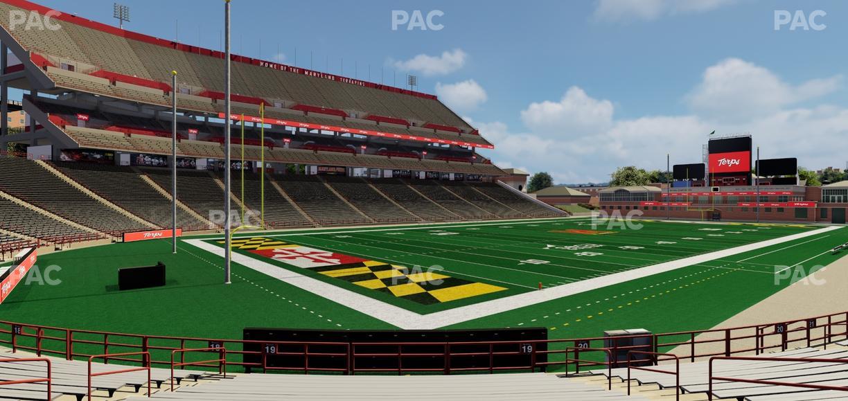 SECU Stadium - Section 19 Seat View