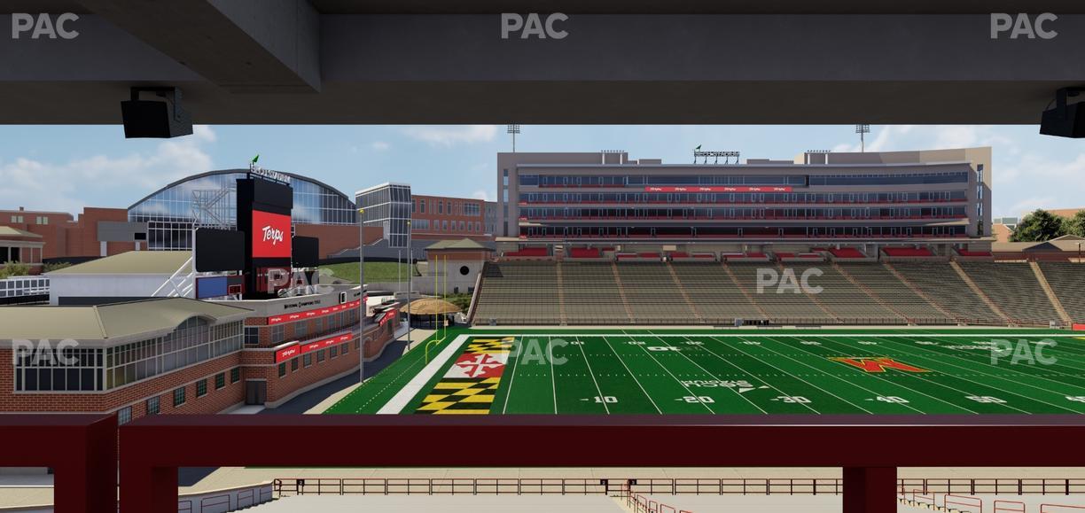 SECU Stadium - Section 2 W Seat View