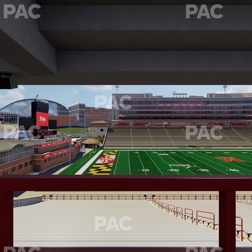 SECU Stadium - Section 2 W Seat View