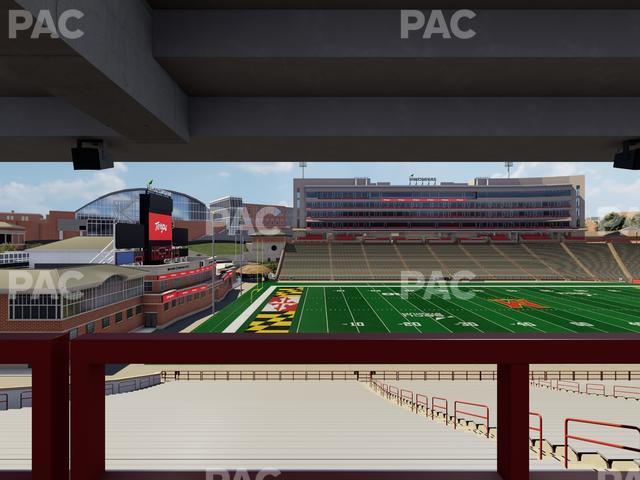 SECU Stadium - Section 2 W Seat View