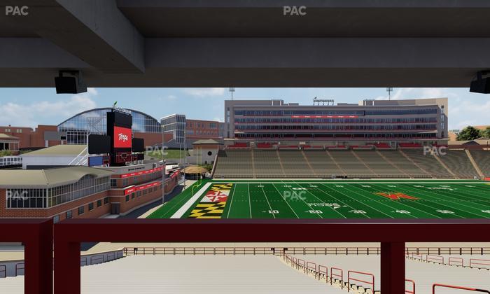 SECU Stadium - Section 2 W Seat View