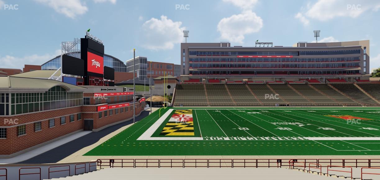 SECU Stadium - Section 2 Seat View