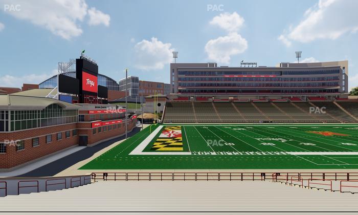 SECU Stadium - Section 2 Seat View