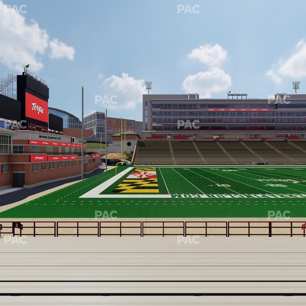 SECU Stadium - Section 2 Seat View