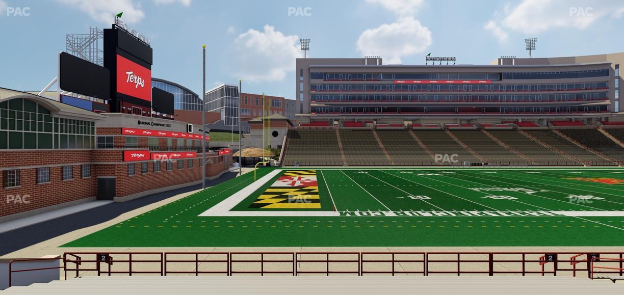 SECU Stadium - Section 2 Seat View