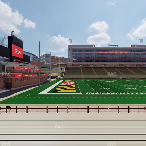 SECU Stadium - Section 2 Seat View