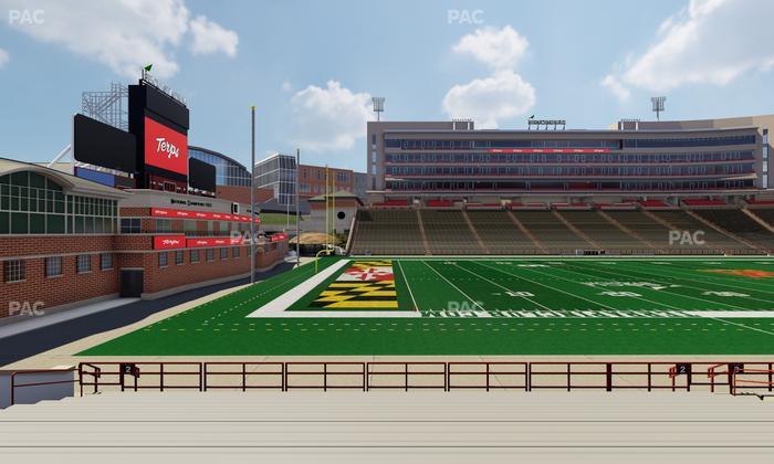 SECU Stadium - Section 2 Seat View