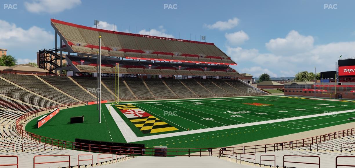 SECU Stadium - Section 20 Seat View