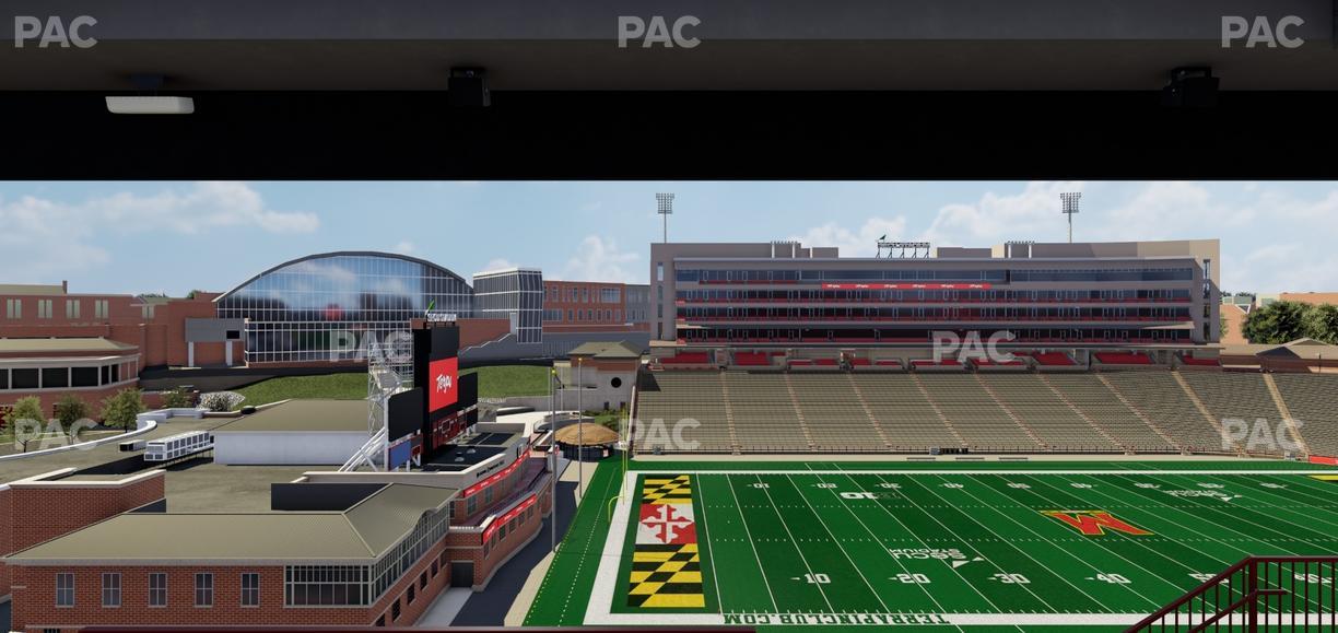 SECU Stadium - Section 202 Seat View