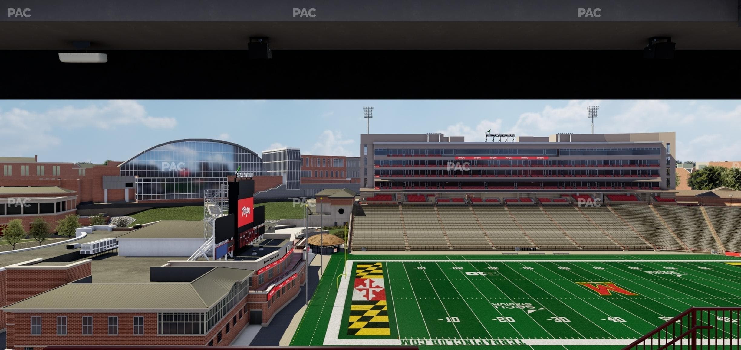 SECU Stadium - Section 202 Seat View
