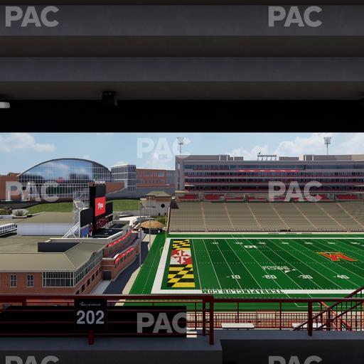 SECU Stadium - Section 202 Seat View