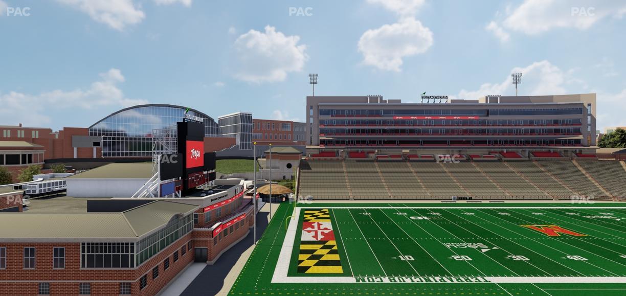 SECU Stadium - Section 202 Seat View