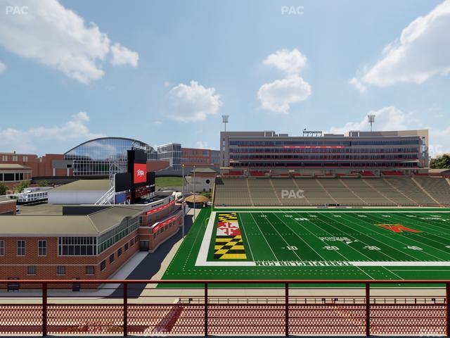 SECU Stadium - Section 202 Seat View