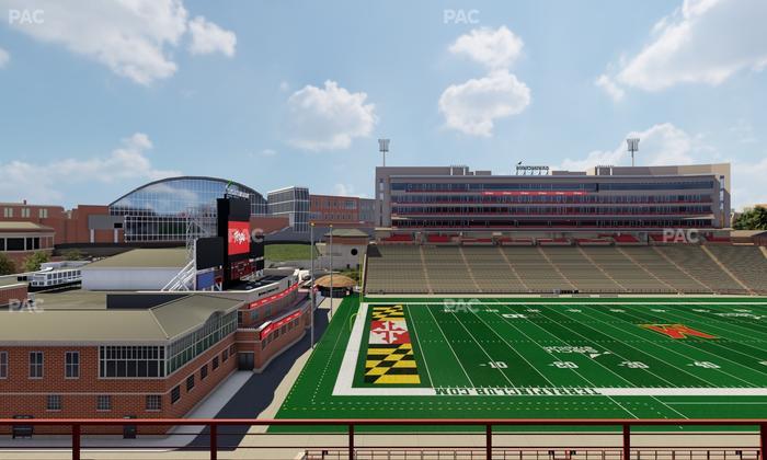 SECU Stadium - Section 202 Seat View