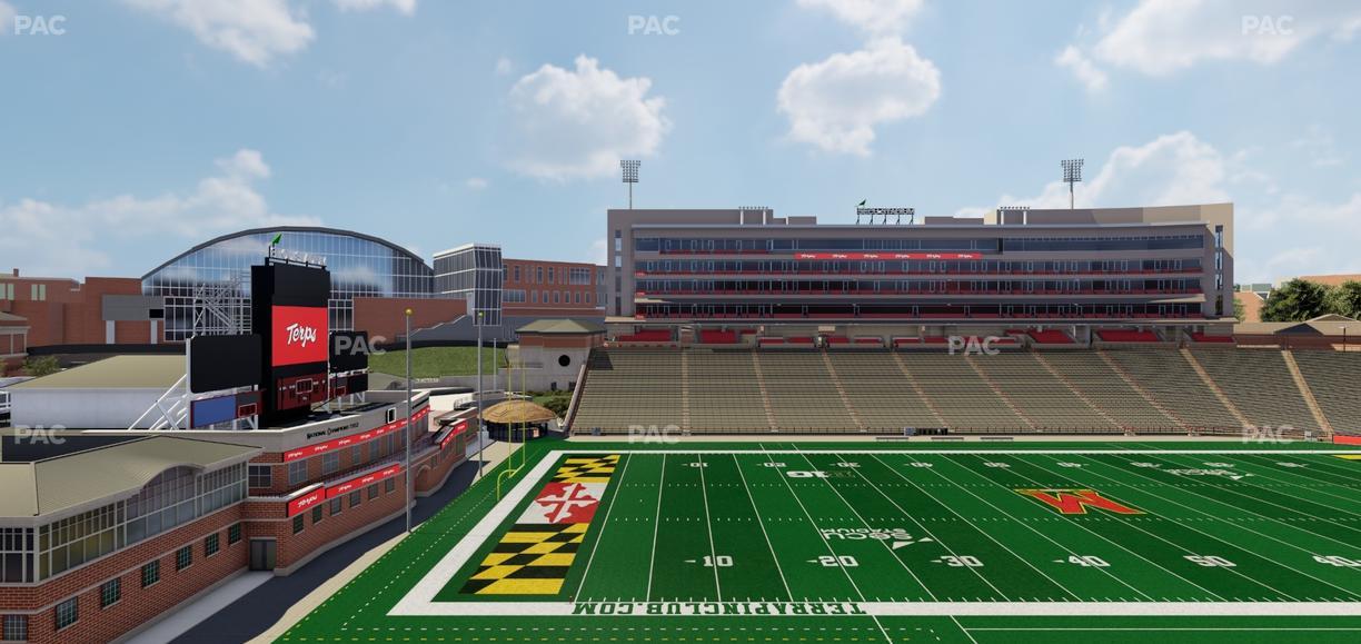 SECU Stadium - Section 203 Seat View