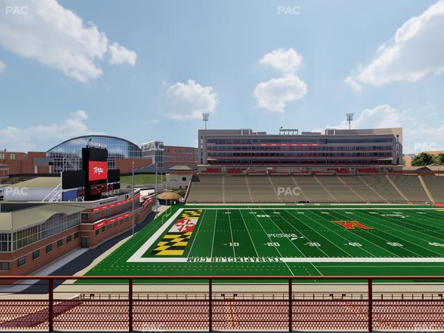 SECU Stadium - Section 203 Seat View