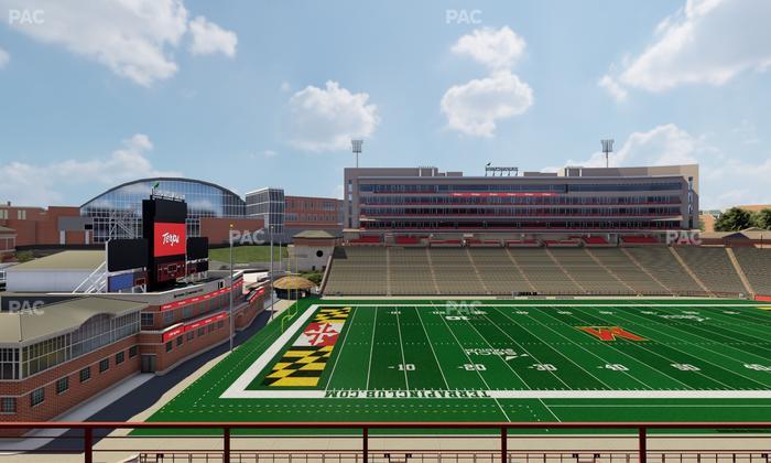 SECU Stadium - Section 203 Seat View