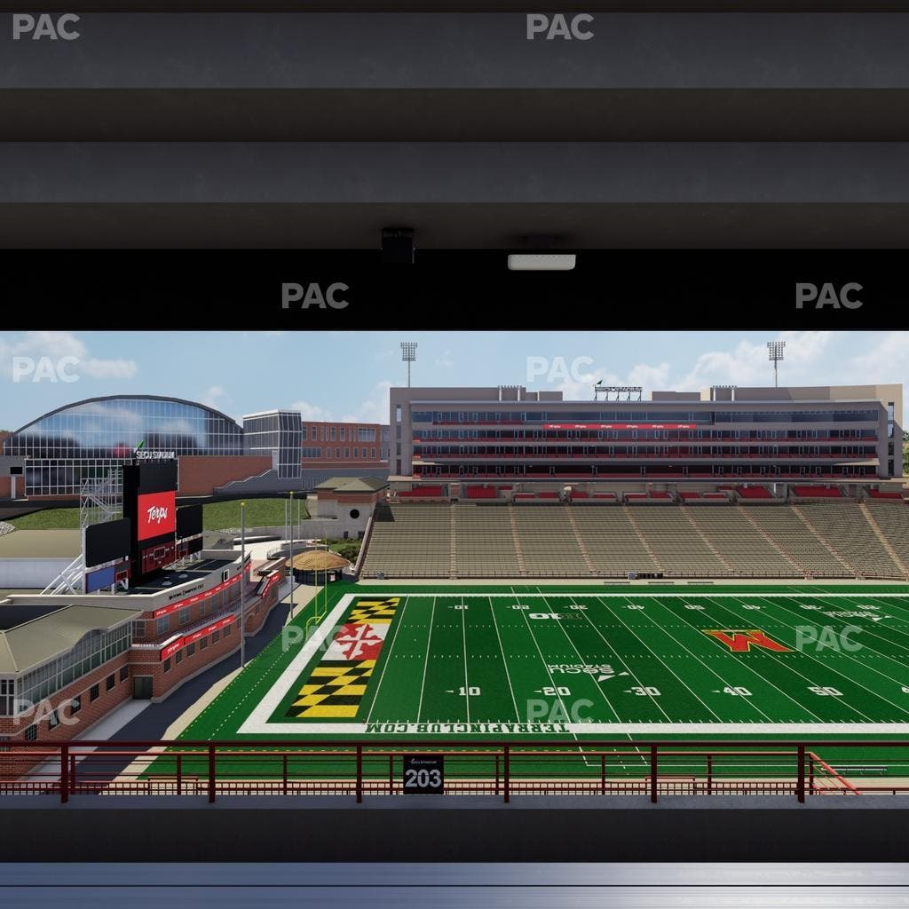 SECU Stadium - Section 203 Seat View