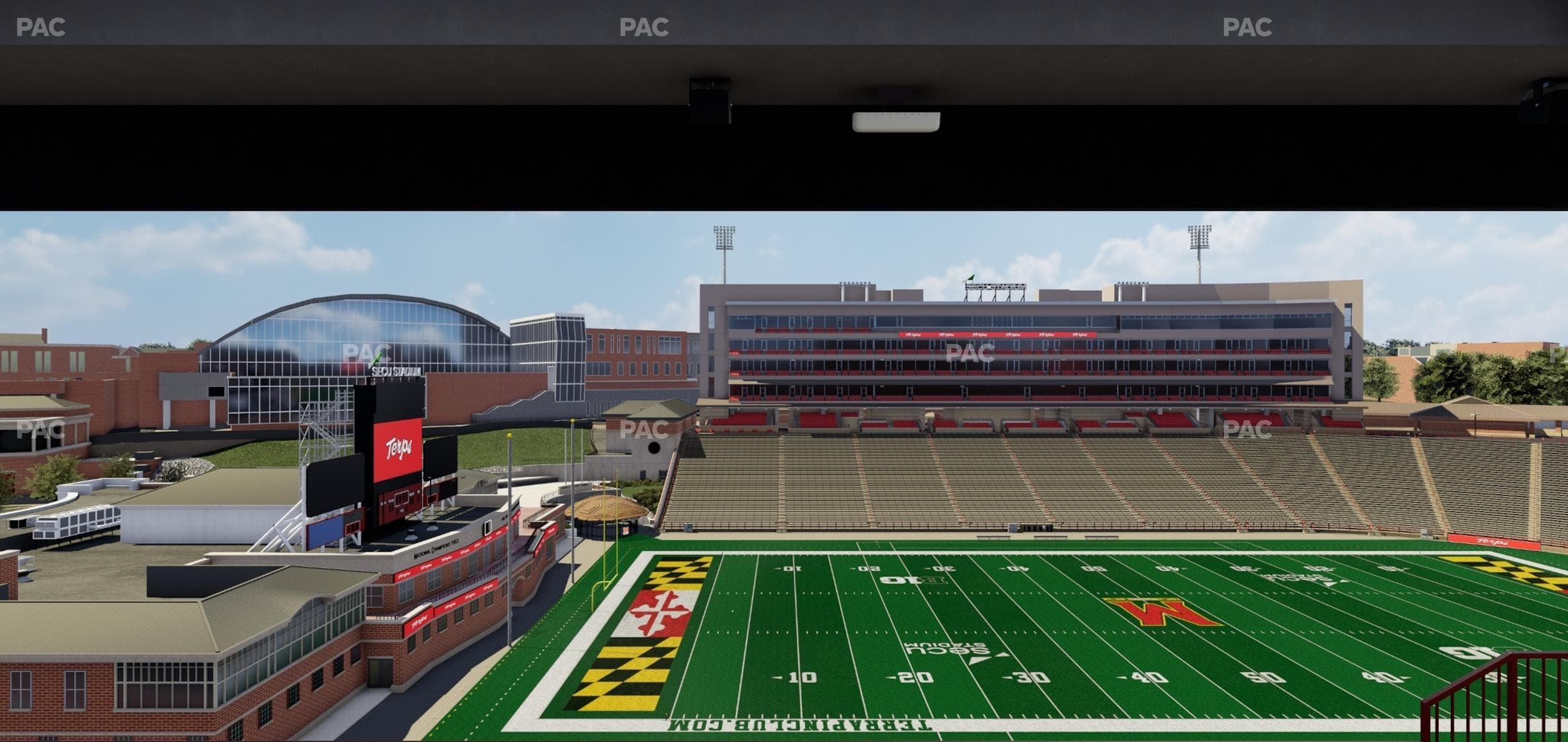 SECU Stadium - Section 203 Seat View