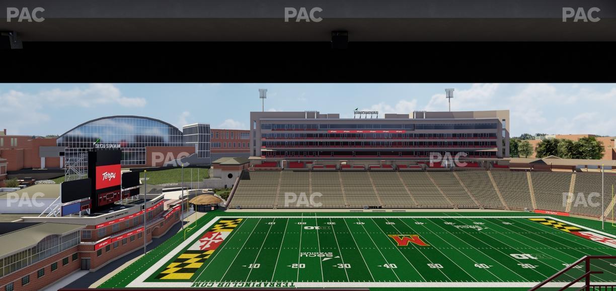 SECU Stadium - Section 204 Seat View