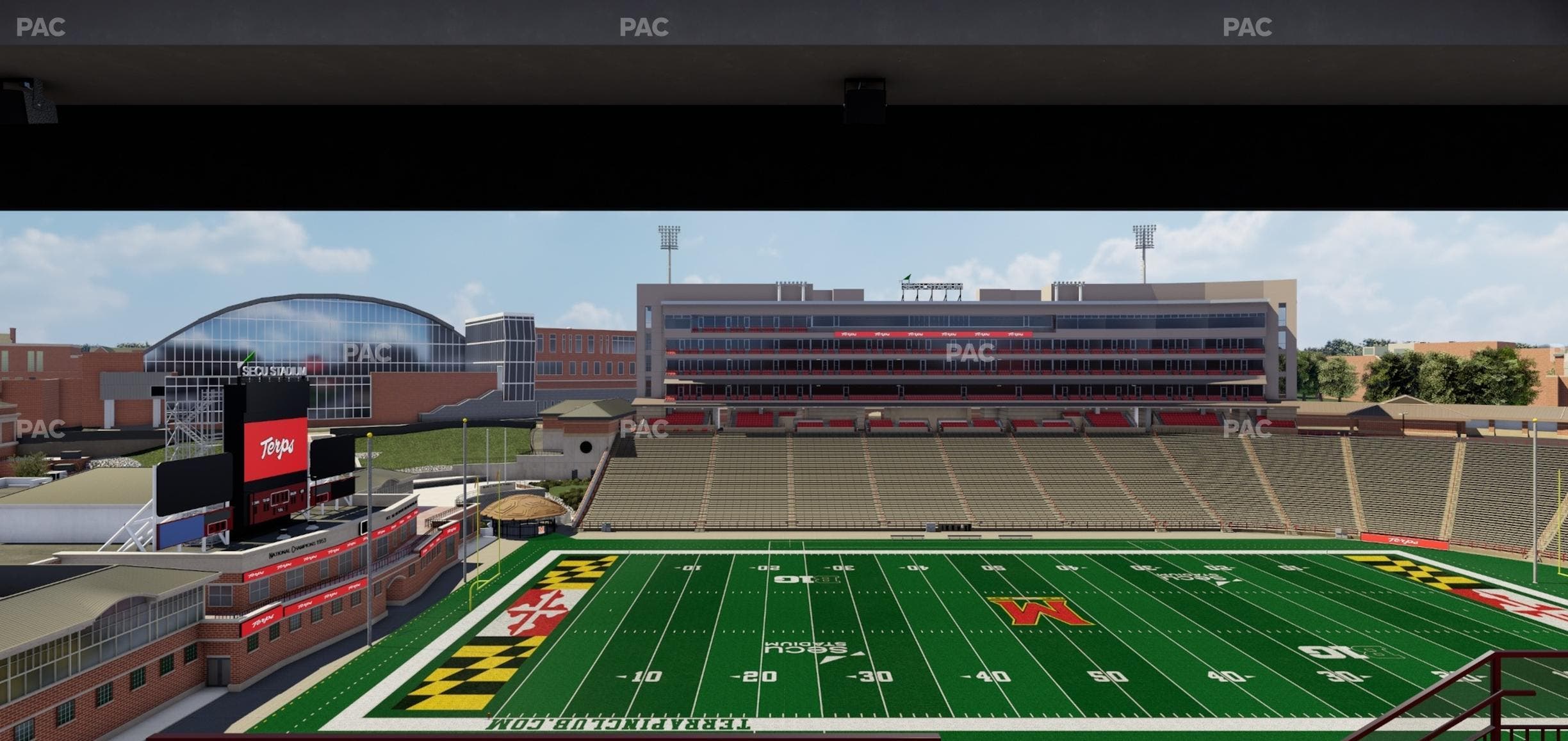 SECU Stadium - Section 204 Seat View