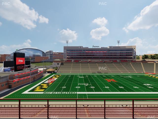 SECU Stadium - Section 204 Seat View