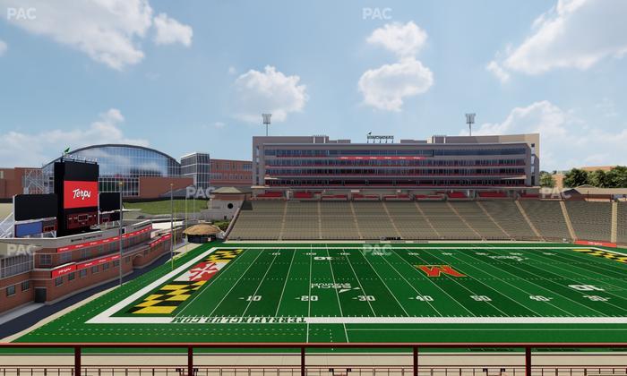 SECU Stadium - Section 204 Seat View