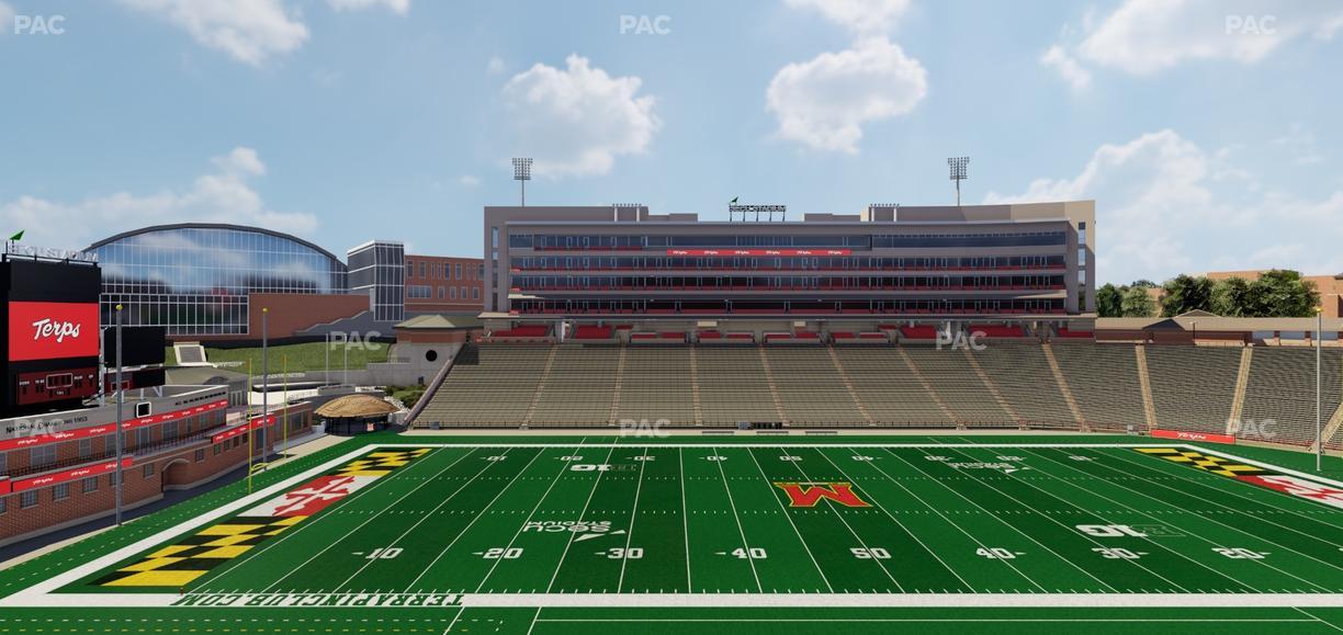 SECU Stadium - Section 205 Seat View