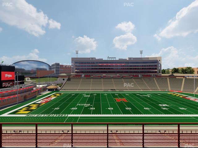 SECU Stadium - Section 205 Seat View