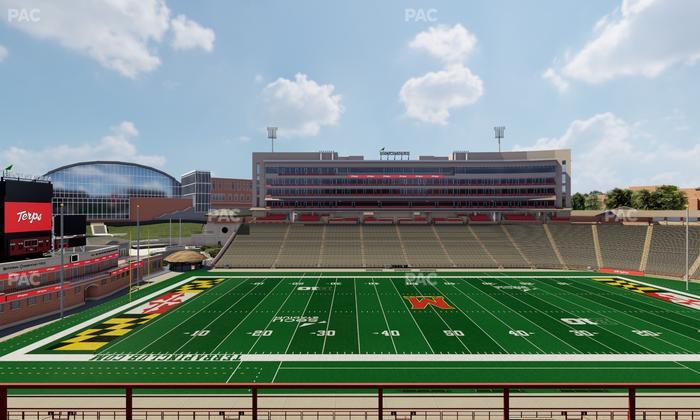 SECU Stadium - Section 205 Seat View