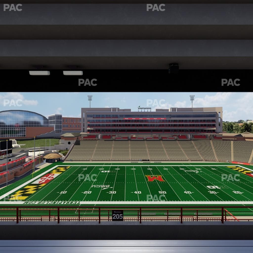 SECU Stadium - Section 205 Seat View