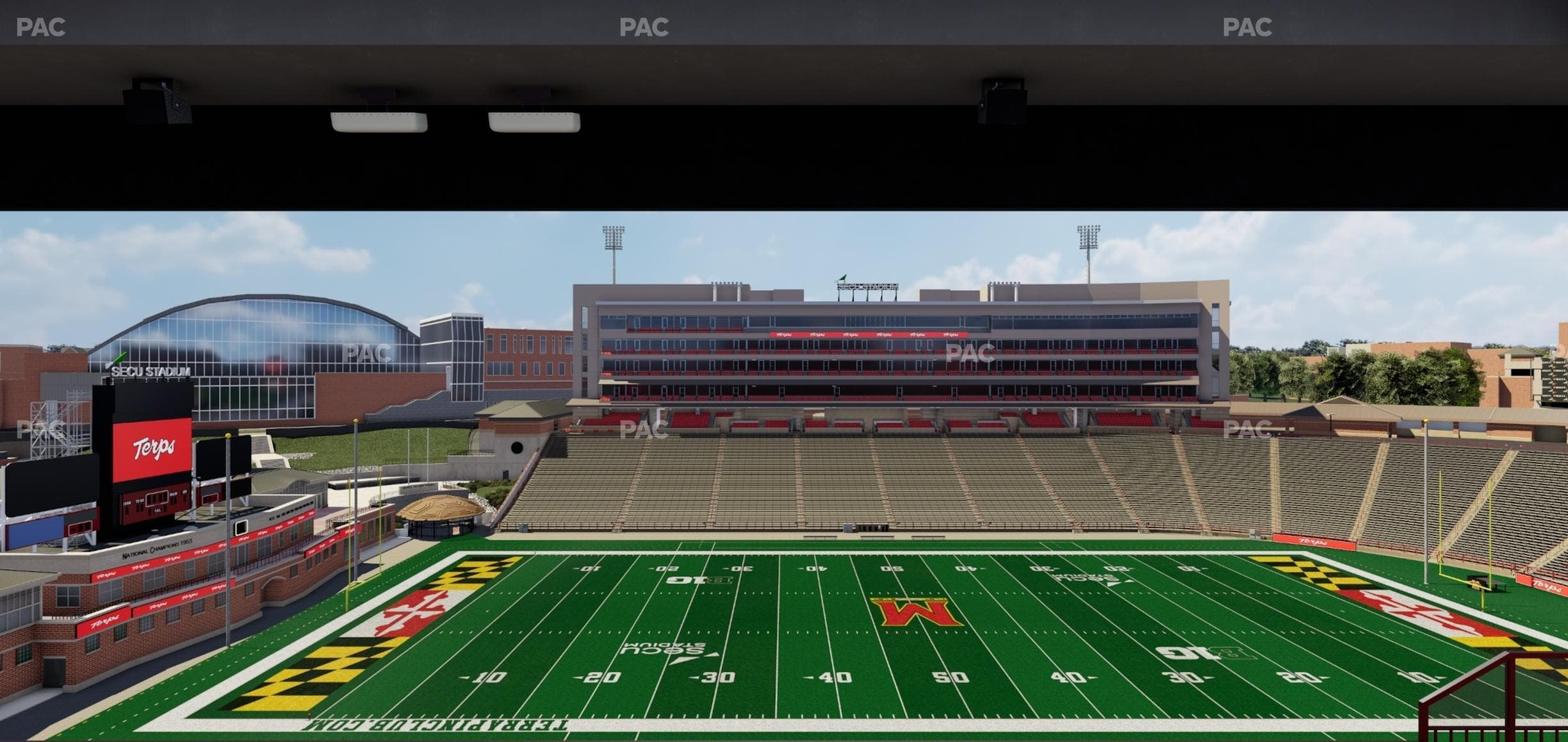 SECU Stadium - Section 205 Seat View