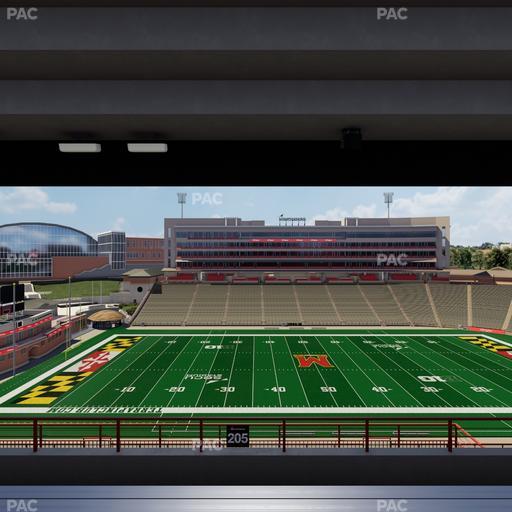 SECU Stadium - Section 205 Seat View
