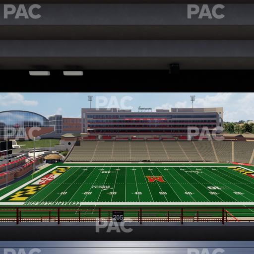 SECU Stadium - Section 205 Seat View