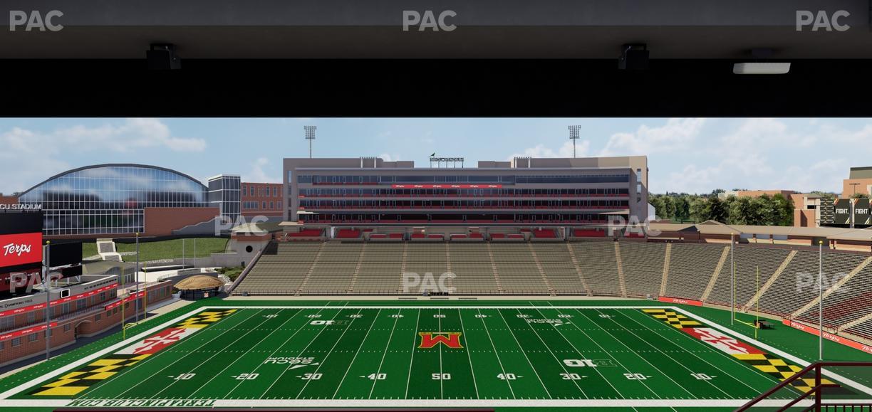 SECU Stadium - Section 206 Seat View