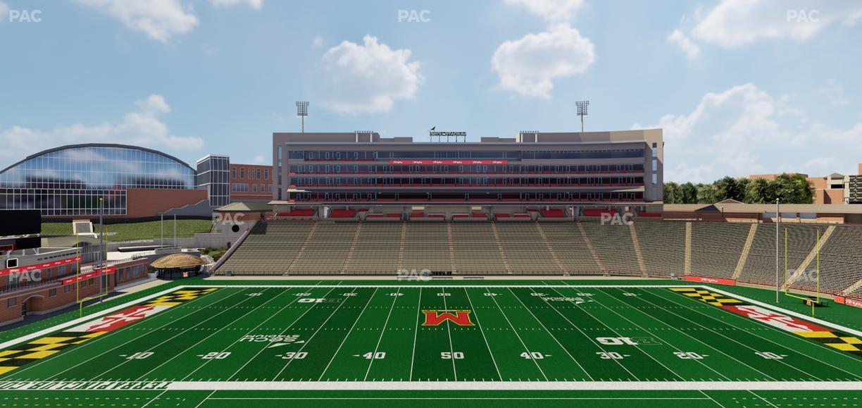 SECU Stadium - Section 206 Seat View