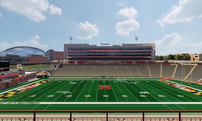 SECU Stadium - Section 206 Seat View